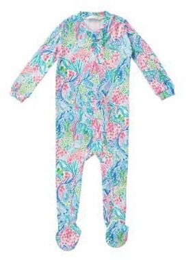 LILLY PULITZER X POTTERY BARN | Mermaid Cove Footed One-Piece Pajamas